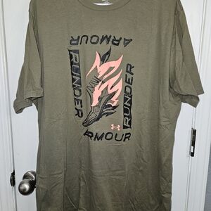 Under Armour Men's Olive Graphic Tee